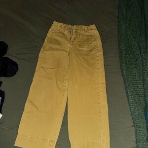 Olive green Wide-Leg Pants